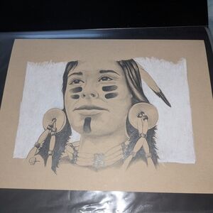 Cultural Heritage Art Print in Black and White